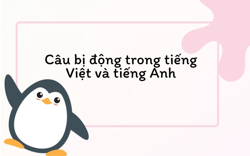 Câu bị động tiếng Việt